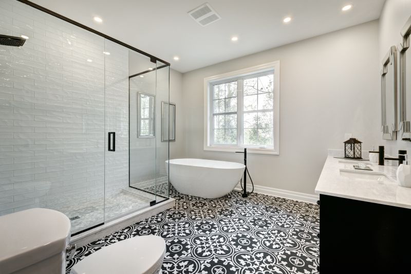 Walk-in Shower with Glass Walls