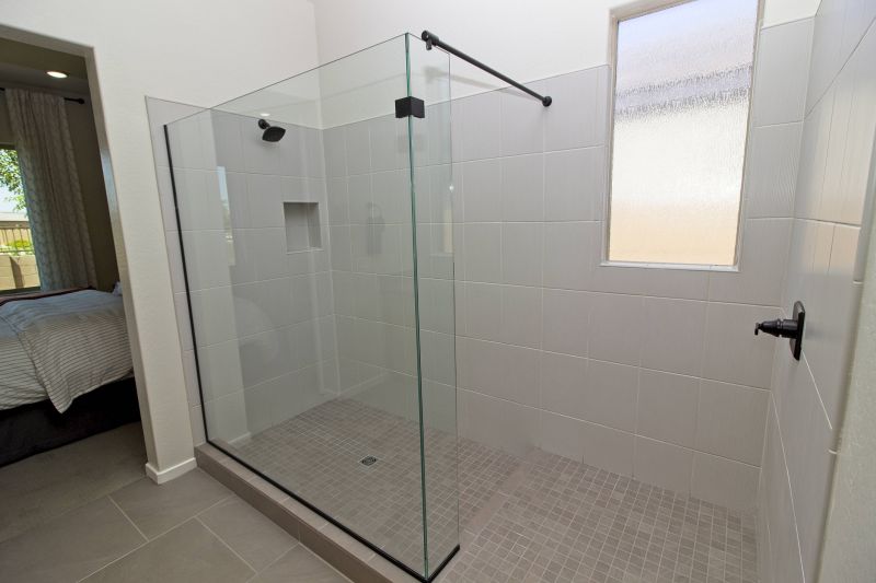 Tile-Designed Shower Enclosure