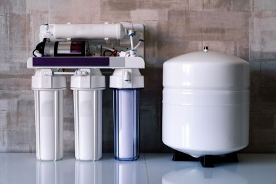 Water Softener System in Use