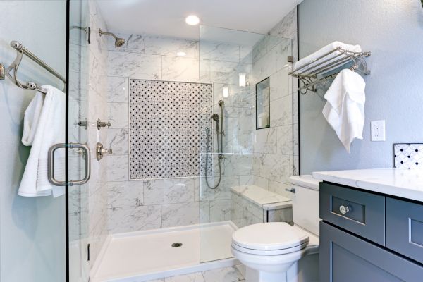 Shower Base Installation in Blaine